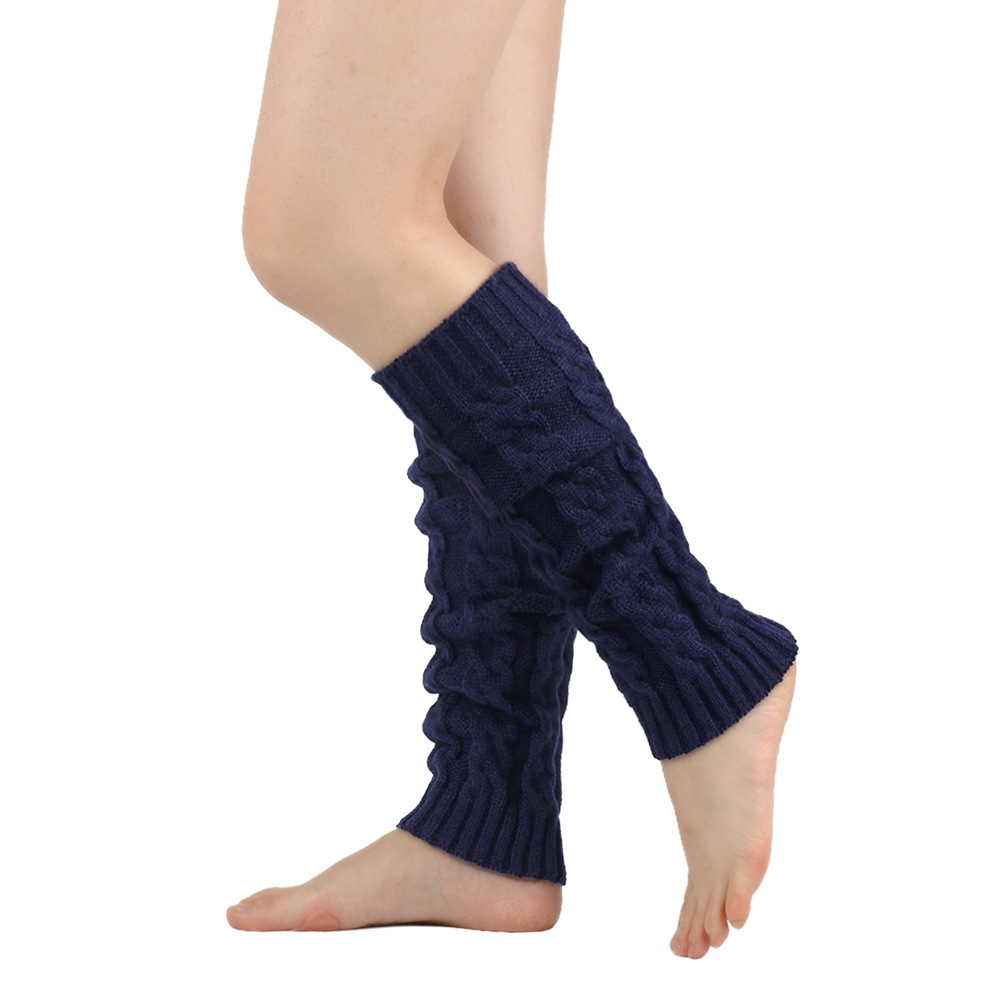 Knit Leg Warmers Warm Boot Socks for Women Cozy Leggings Knee High Thermal Socks